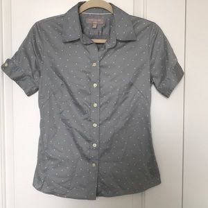Banana Republic grey button down